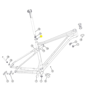 SPARE - Seatpost clamp # 19 (1 Piece)