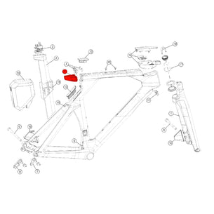 SPARE - Seatpost Clamp, rear (1 Piece)