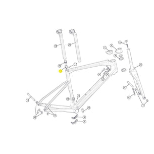 SPARE - Seatpost clamp # 18 (1 Piece)